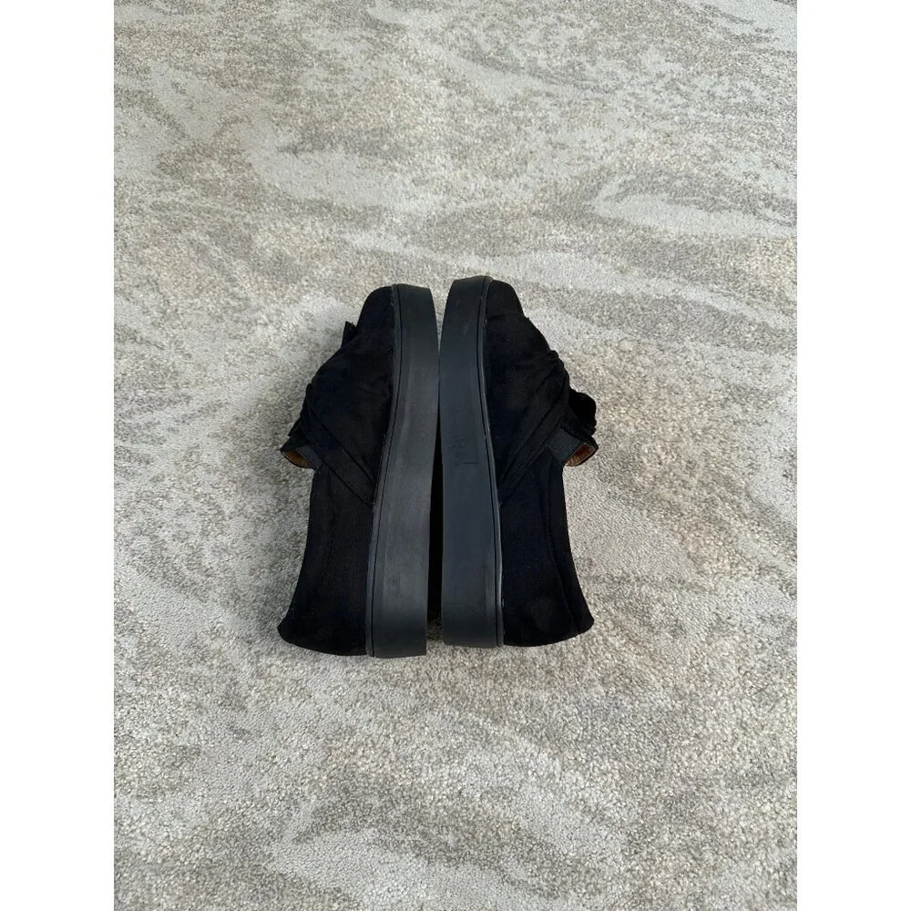 Catherine Malandrino Shoes Womens Sz 6 Drapie Pleated Platform Loafer‎ Black